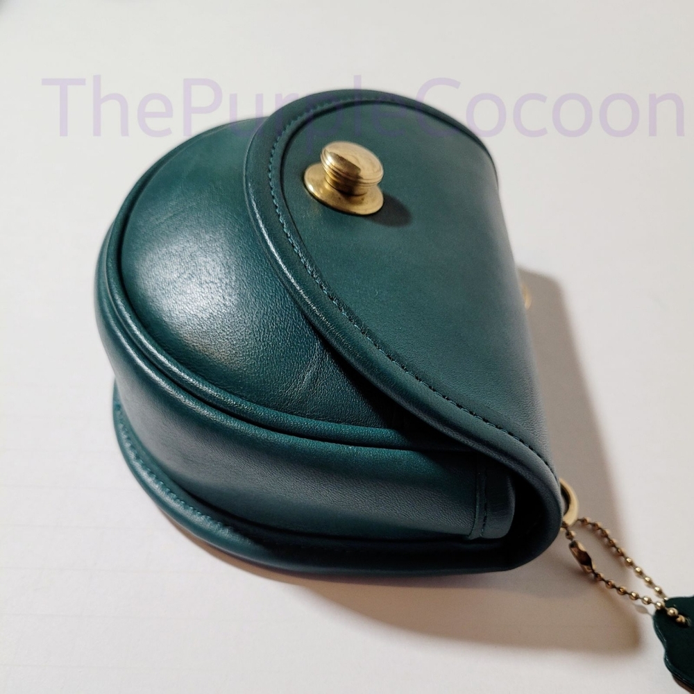 SOLD!!! Mint- Jade, Vintage Unisex Coach Mini Belt Bag #9826 - Picture 4 of 10